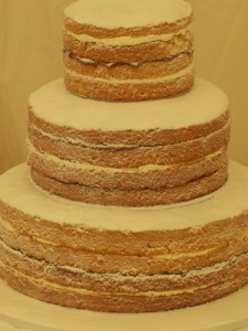 Naked Wedding Cake - 4
